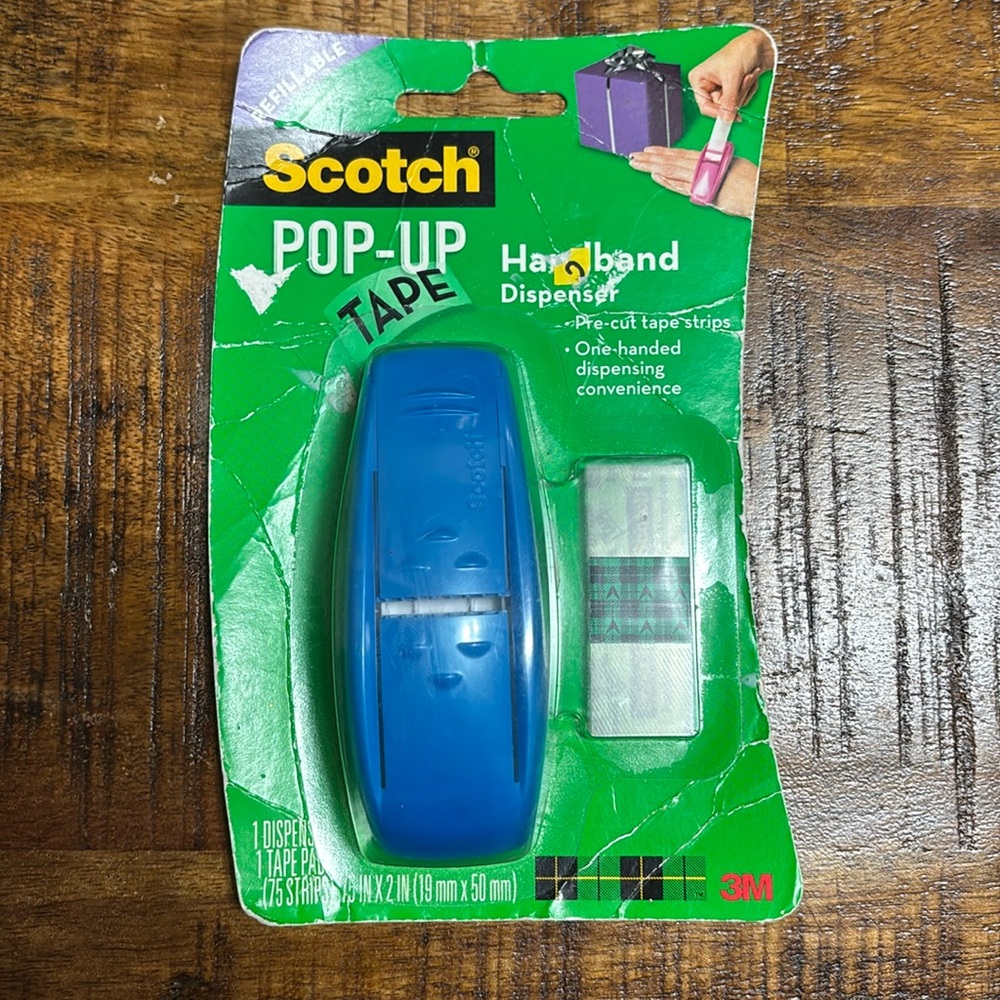 Scotch Pop-Up Handband Tape Dispenser & Refills